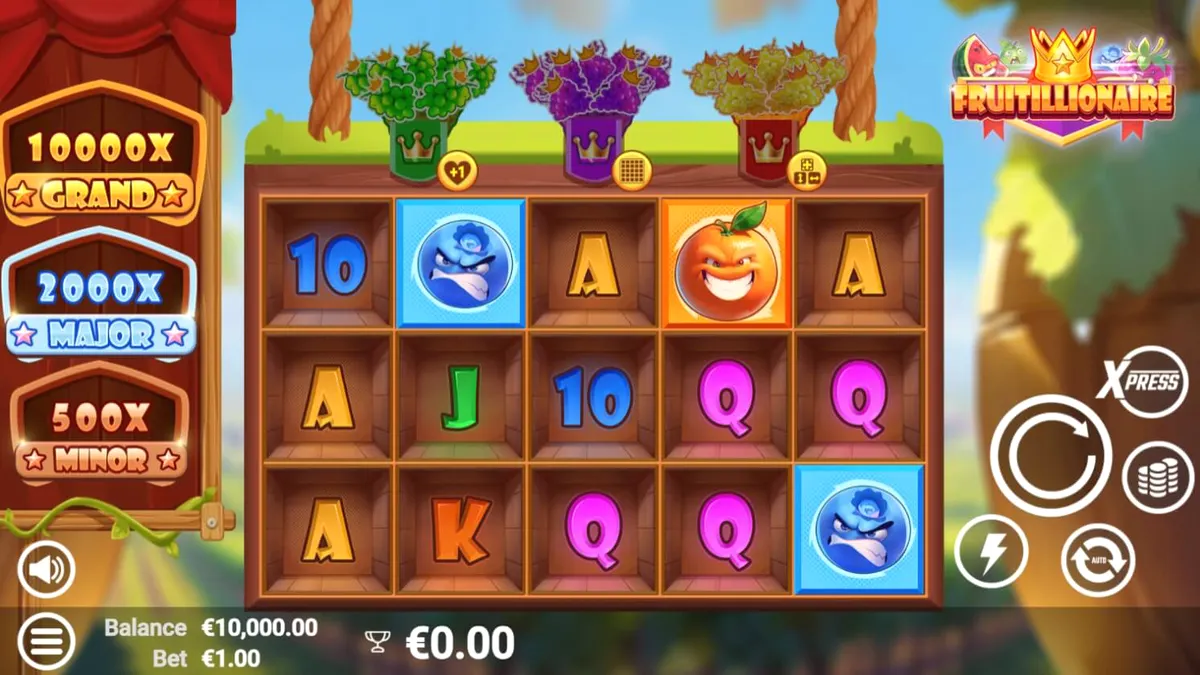 Fruitillionaire Slot Gameplay